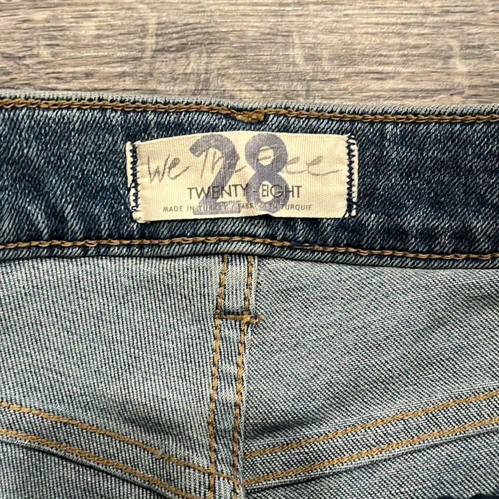 Free People high waist stretch Women's Blue Denim Jeans - 28 - Picture 4 of 7